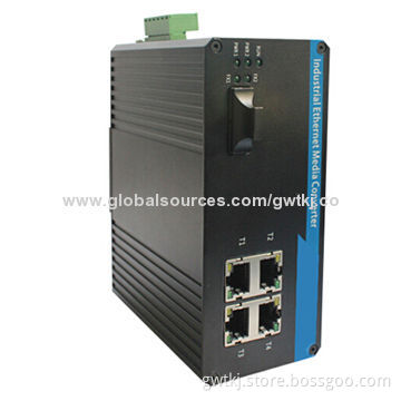 Industrial Ethernet Media Converter, 5-year Warranty and CE, RoHS Approvals